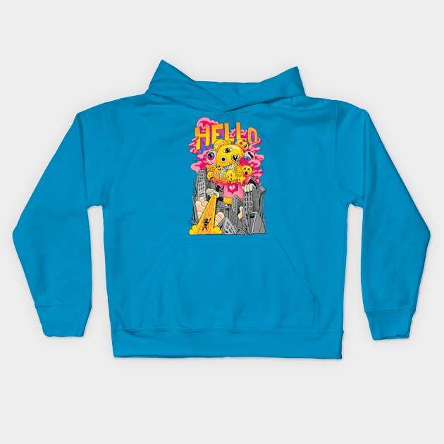 Social Issues Kids Hoodie by Madkobra